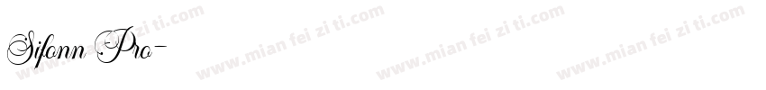 Sifonn Pro字体转换